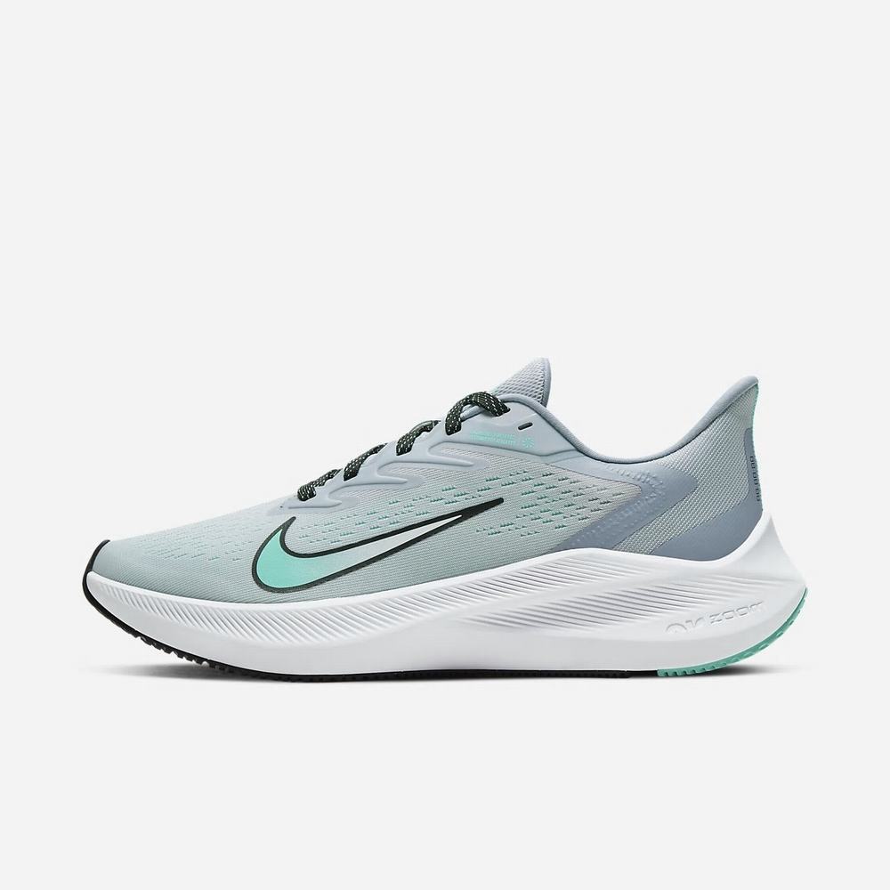 Chaussure De Running Nike Air Zoom Winflo 7 Grise 9247-560 Sky Grey/Obsidian Mist/Hyper Turquoise/Black Femme | VJS-08129507